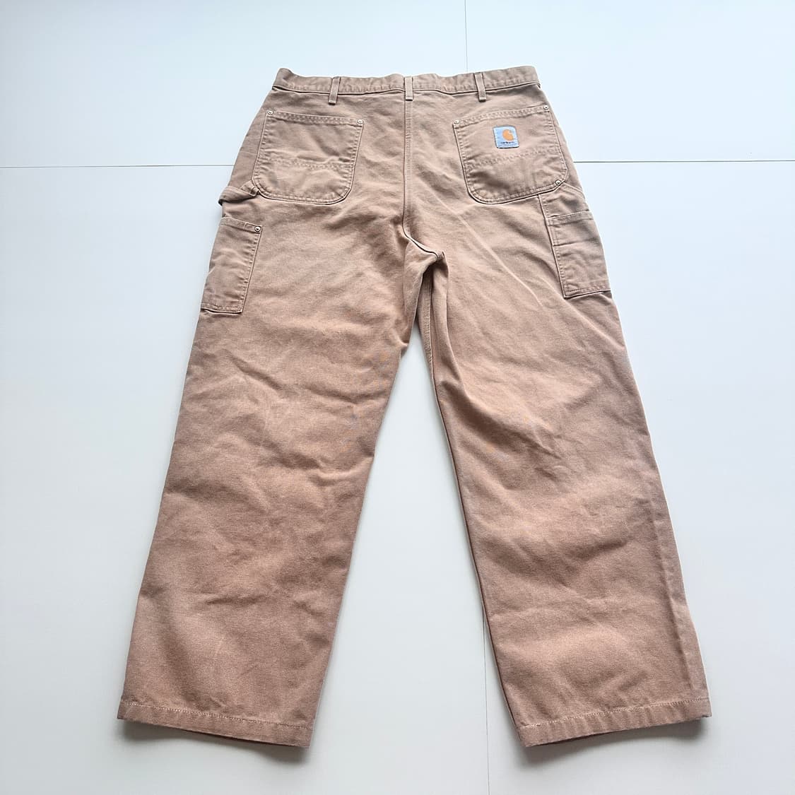 90s 칼하트 더블니 팬츠 made in usa B01 BRN 상품이미지5