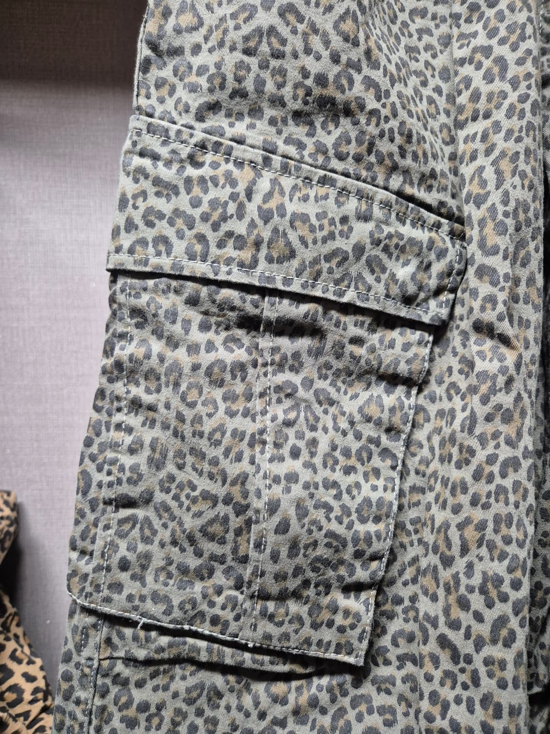 에즈이프캘리 파라슈트 팬츠 레오파드 as if calie 상품이미지7