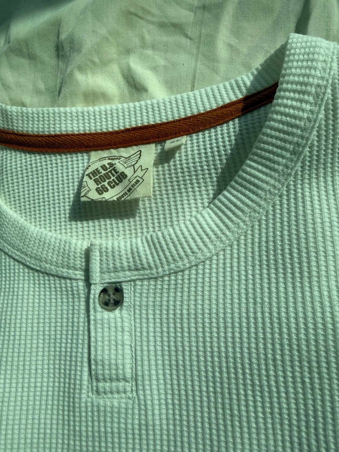 route 66 넥 버튼 티셔츠 상품이미지2