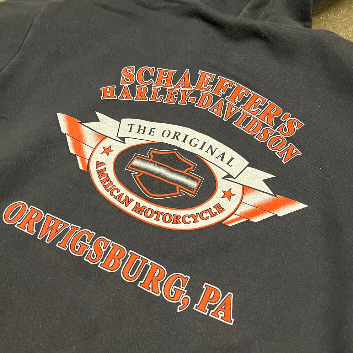 00s 할리데이비슨 플레임 후드 집업 (100) 상품이미지4