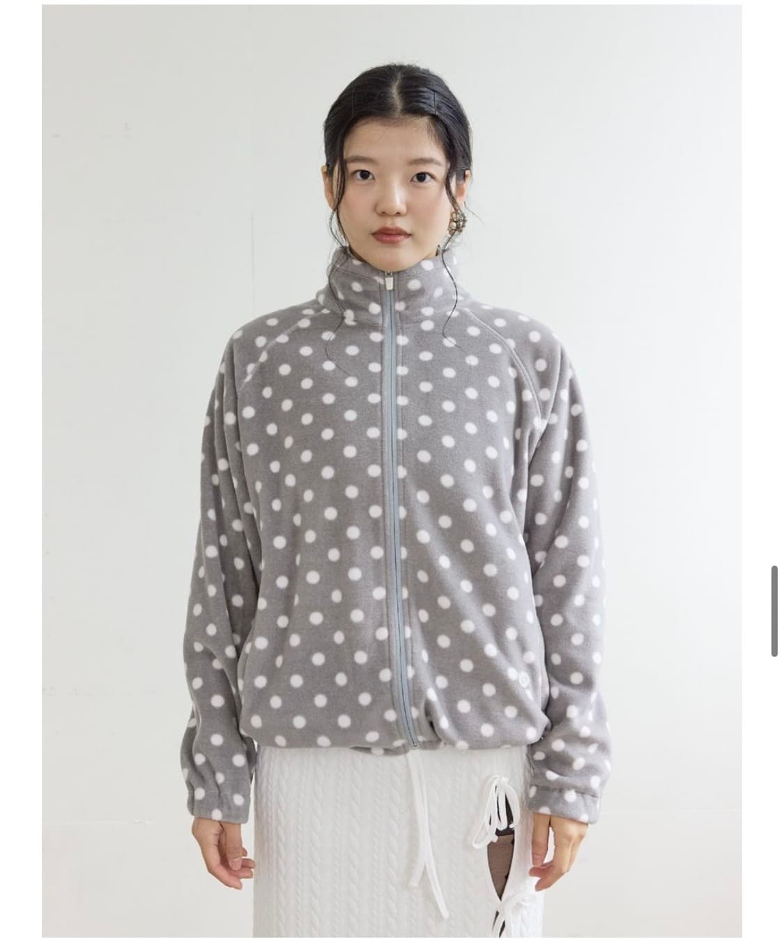 콜로신스 도트 후리스 상품이미지1