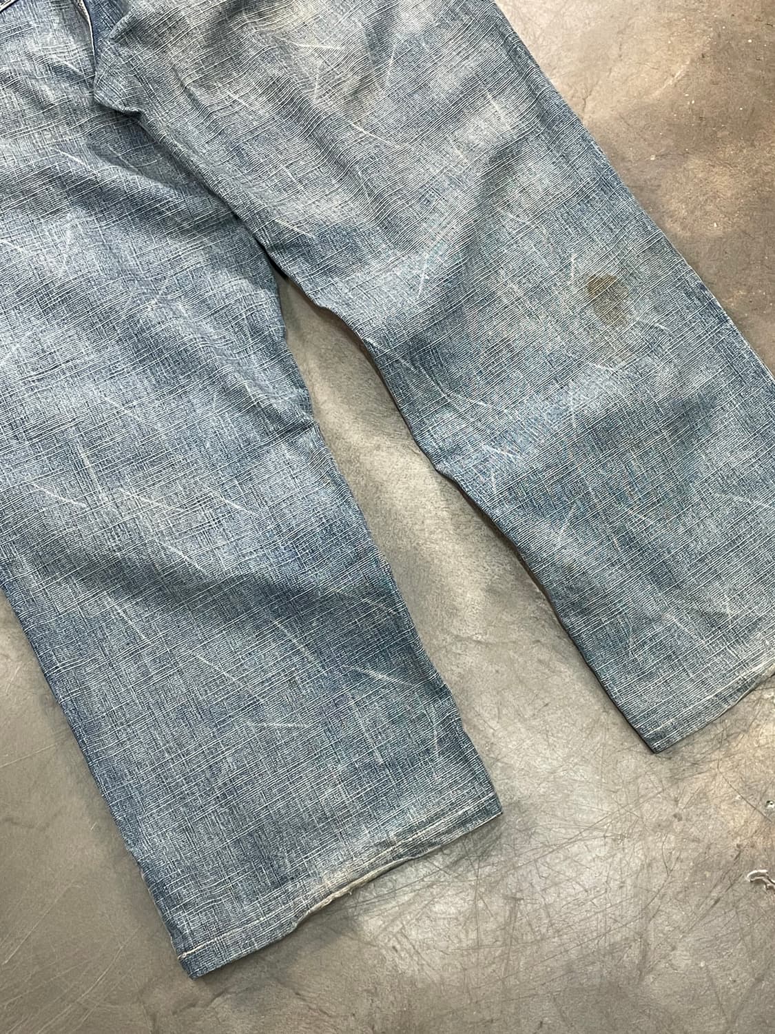 팻팜 와이드 데님 팬츠 상품이미지7