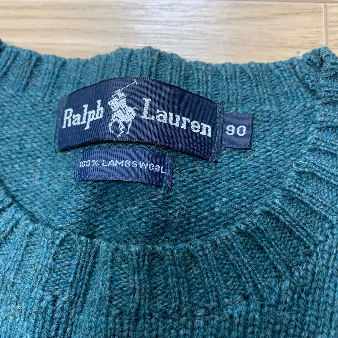 S-95)Polo 폴로 램스울 니트 상품이미지4