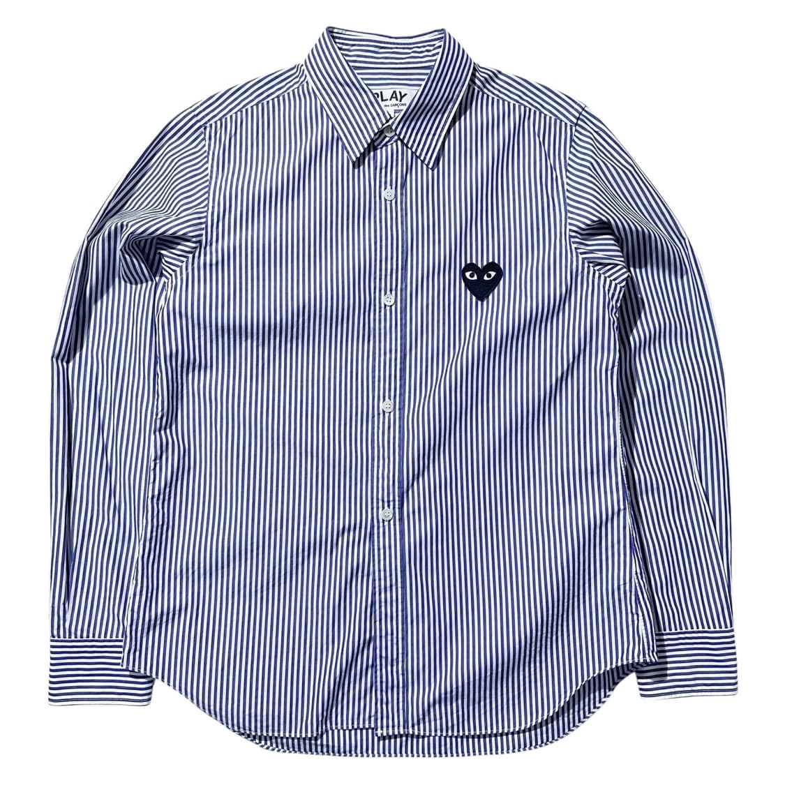 꼼데가르송 플레이 하트와펜 스트라이프 셔츠 상품이미지1