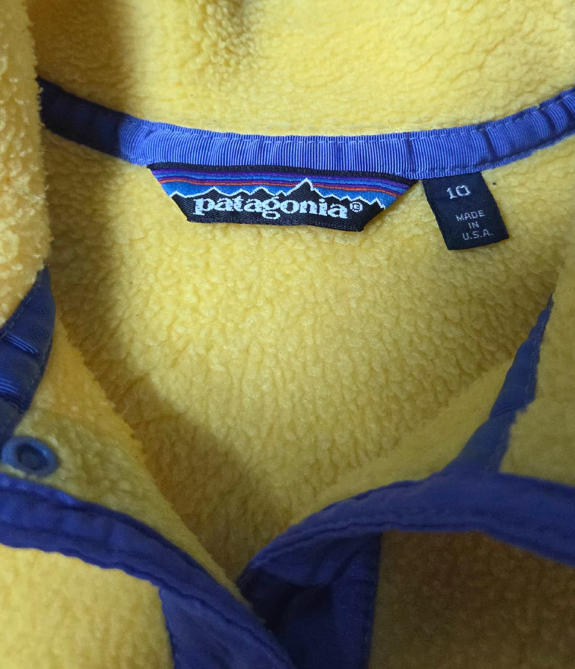 (M/55~)파타고니아 88s Usa 빈티지옐로우 신칠라 상품이미지4