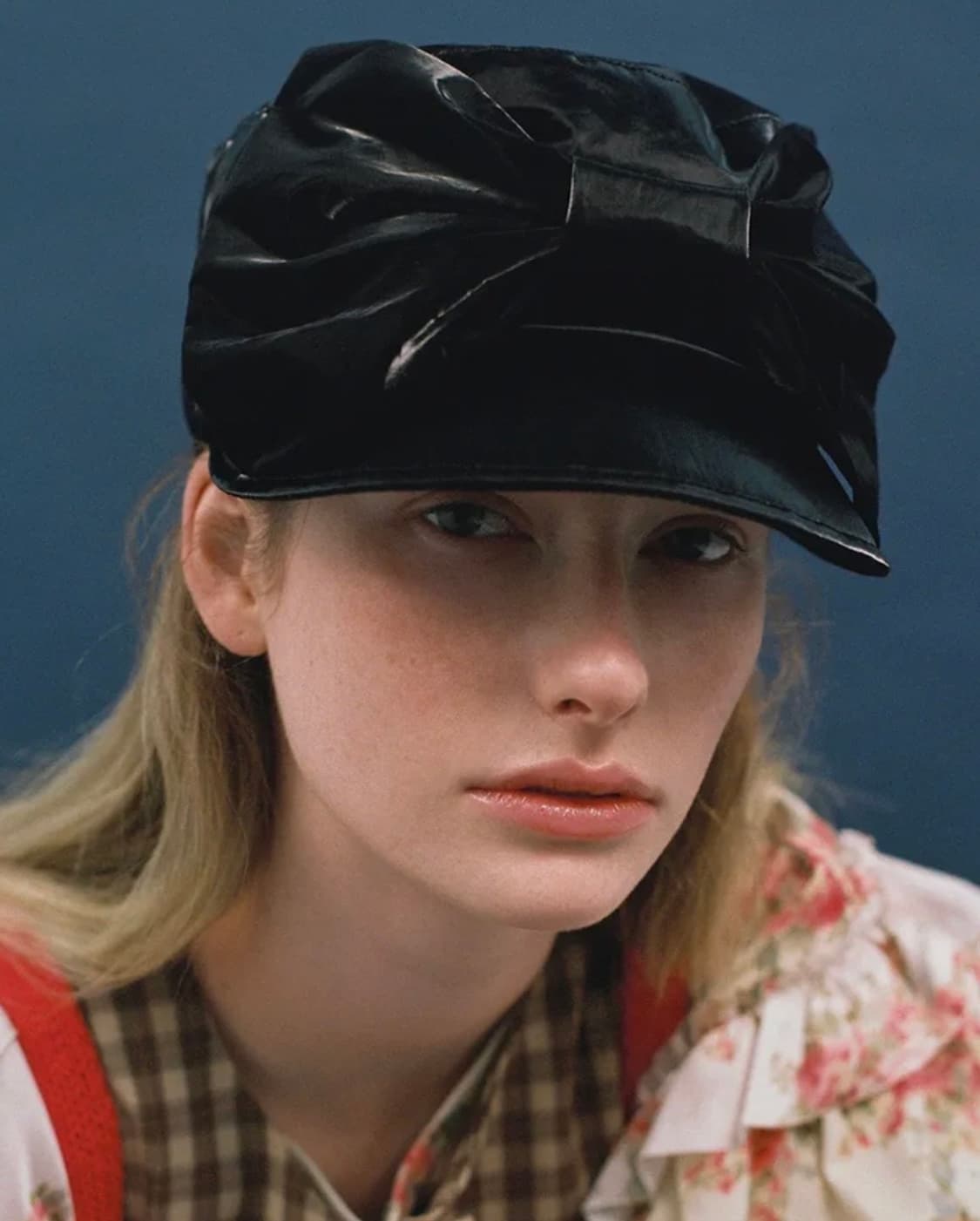 어썸니즈 벨보이 캡 리본 블랙 상품이미지1