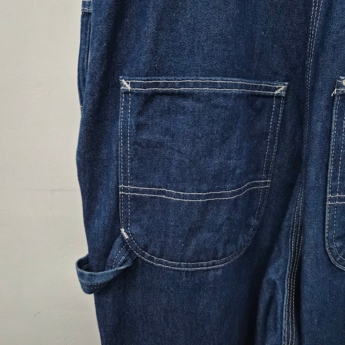 칼하트 데님 오버롤 멜빵바지 34in 상품이미지8