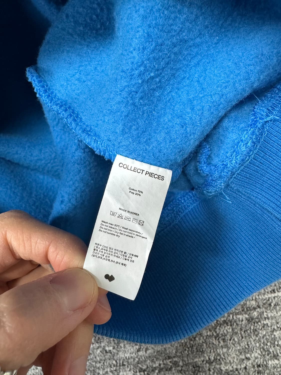 컬렉트피시스 후드티 s 상품이미지5