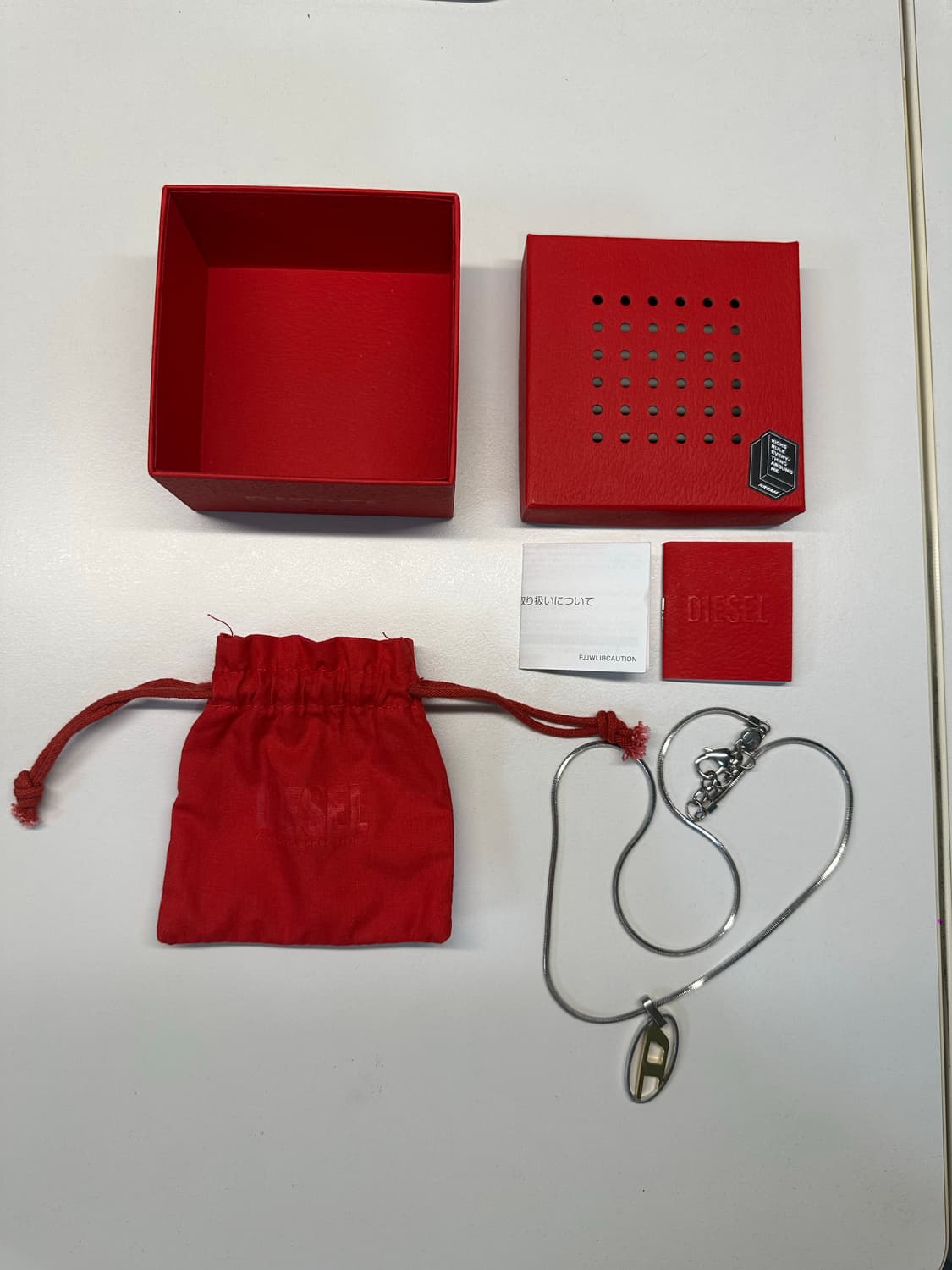 <풀구성, 정품> 디젤 목걸이 DX1421 상품이미지1