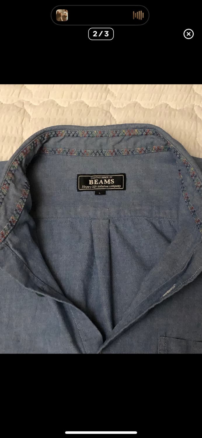 빔즈 레인보우 셔츠 상품이미지3