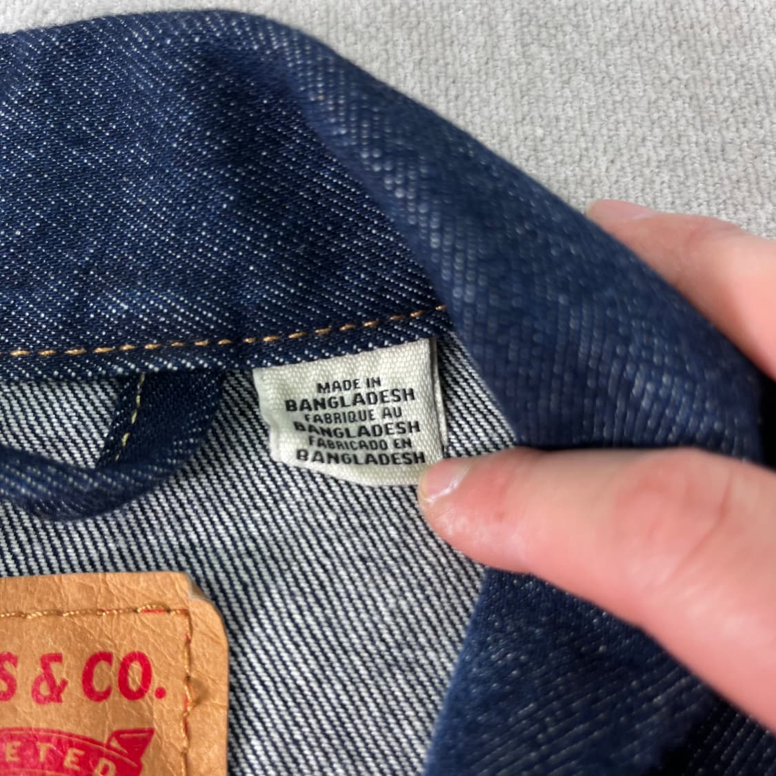 100 리바이스 타입투 타크 인디고 데님 청자켓 상품이미지4