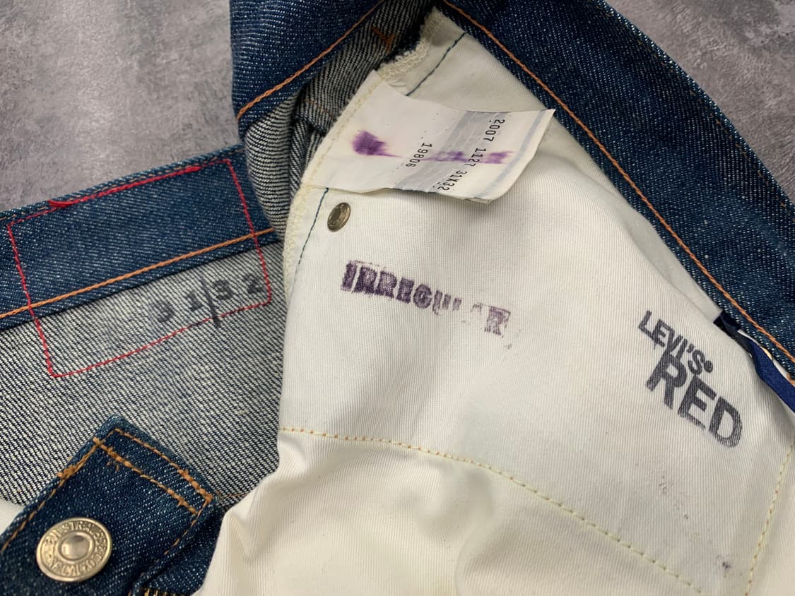LEVIS RED 00/SS 리바이스 레드 시그니쳐 트레이핑 데님(샘플) 상품이미지8