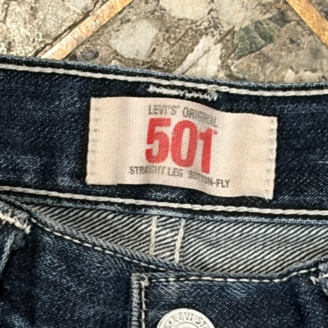 levi's 리바이스 501 포켓 스트레이트 워싱 진 상품이미지9