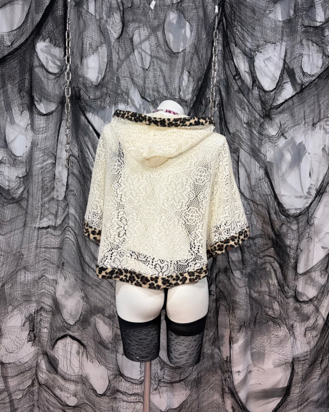mori Leopard mash hoodie cape 상품이미지4