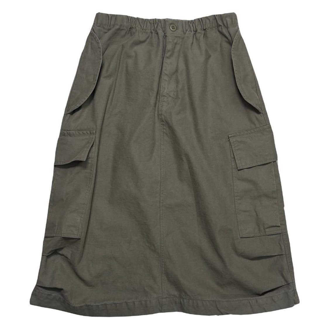 새상품 H라인 포켓 카고 스커트 카키 F 상품이미지1