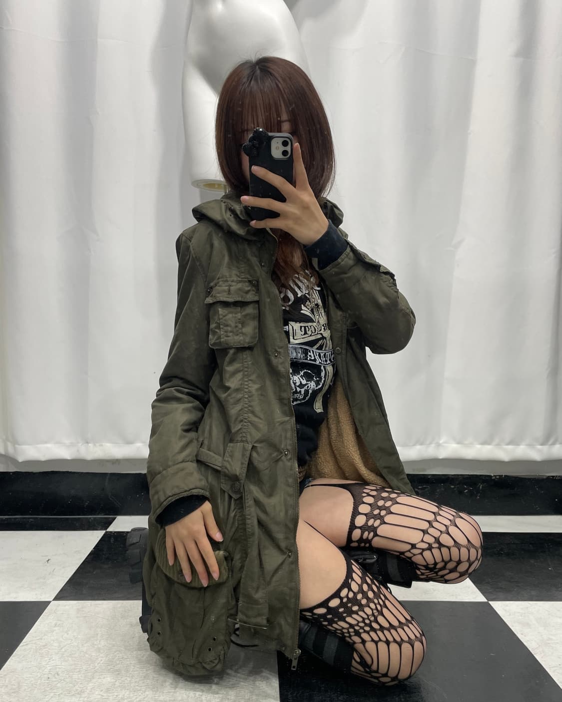 🎸카키 포켓 디테일 롱 자켓🎸 상품이미지4