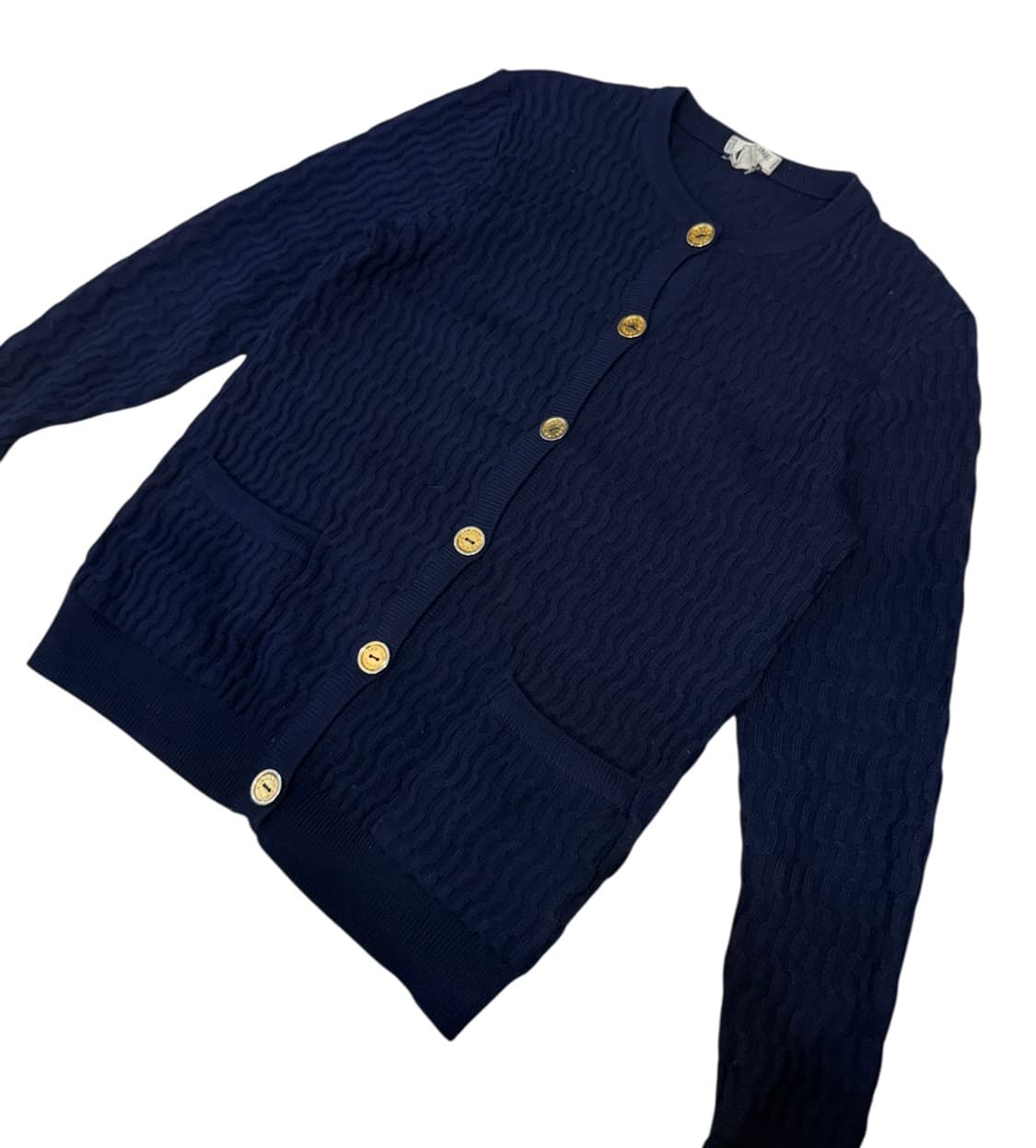 올드 셀린느 90s 금장버튼 가디건 상품이미지3