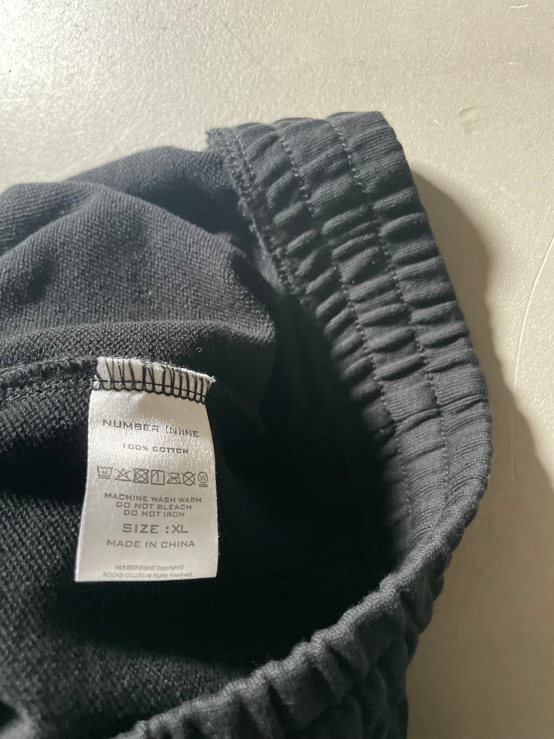 넘버나인 Paint Detail Sweat Pants 상품이미지3