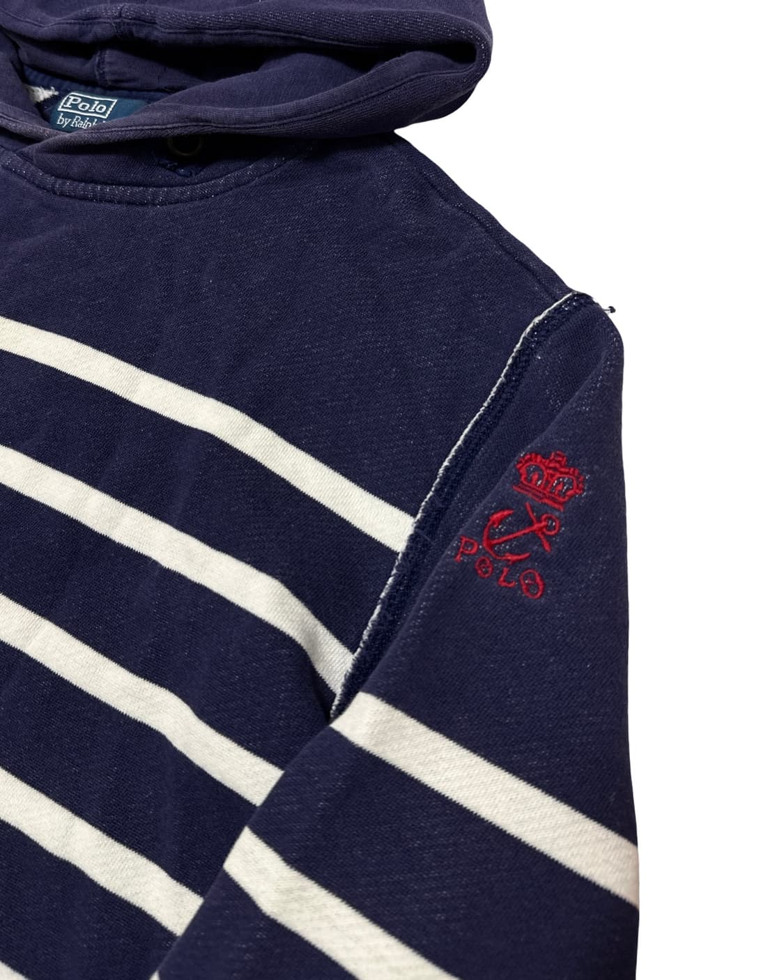폴로 랄프로렌 스트라이프 네이비 후드티 상품이미지3