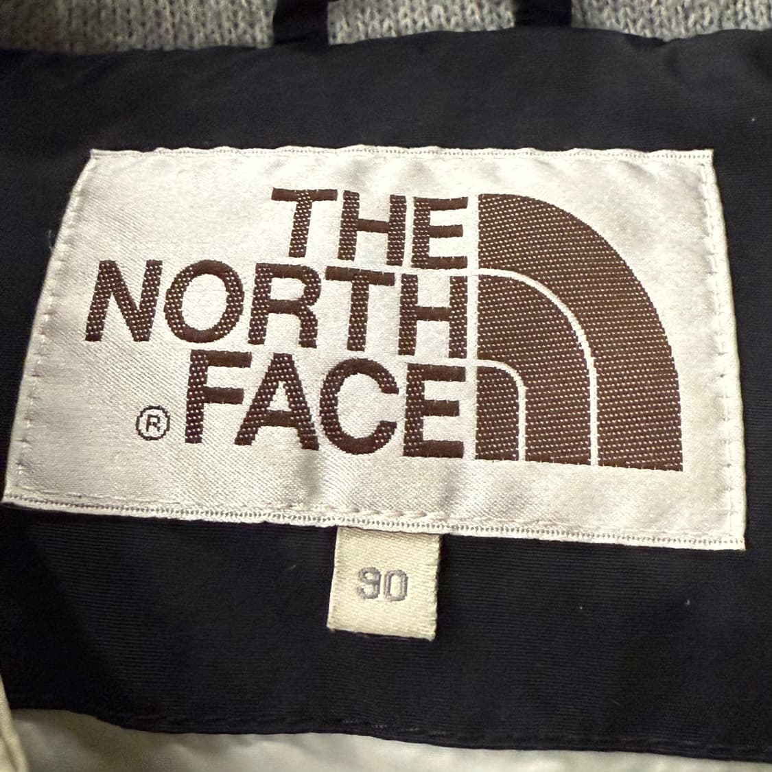 [정품/90] 노스페이스 패딩 베스트 그레이 블랙 b15 상품이미지4