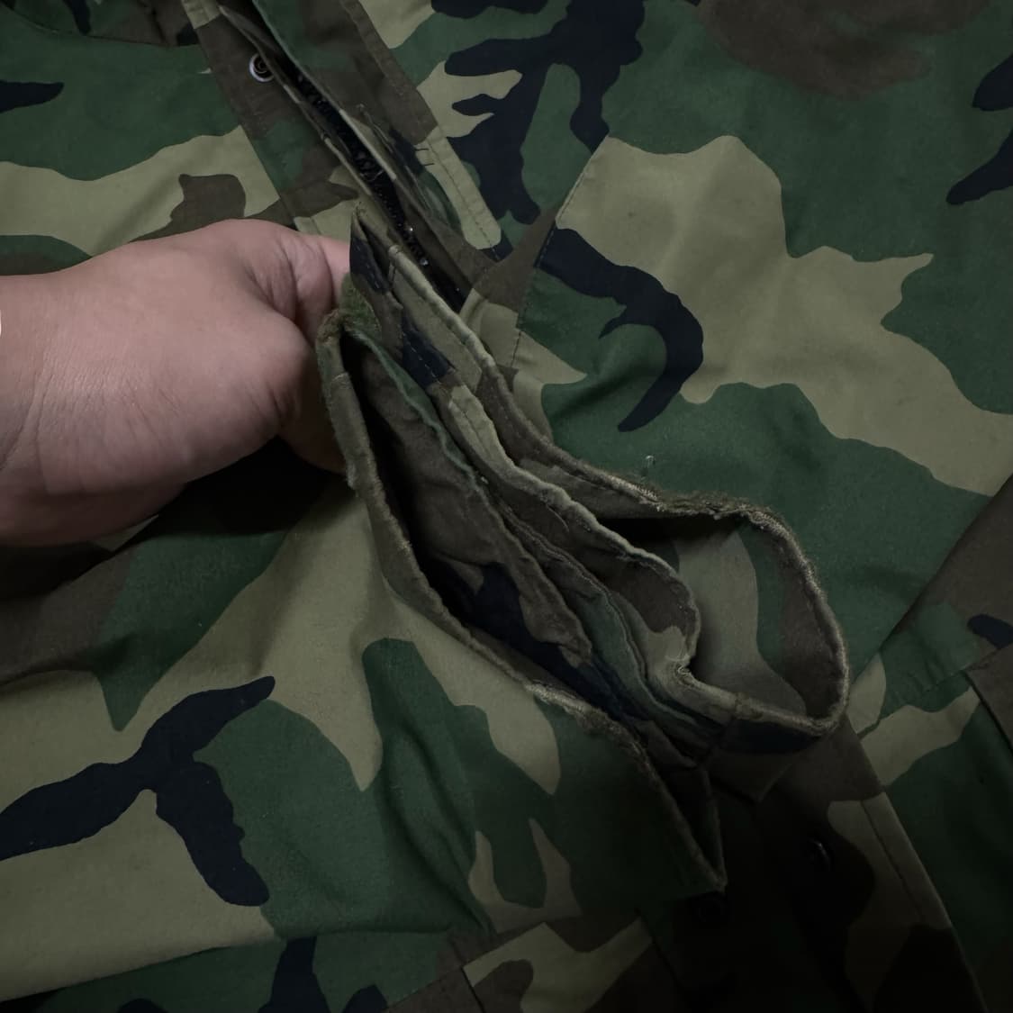 미군 오리지널 고어텍스 우드랜드 바람막이 상품이미지4