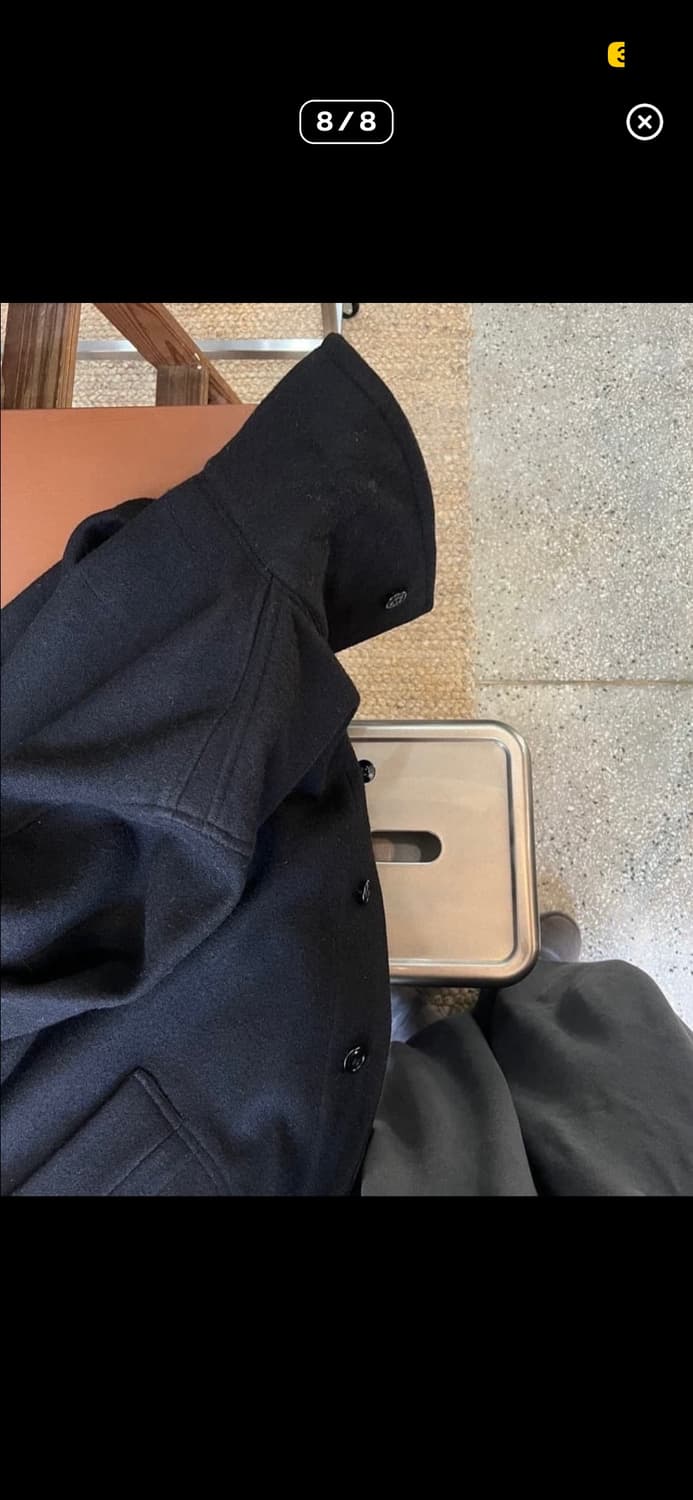 Monitaly 하이넥 울 코트 상품이미지4