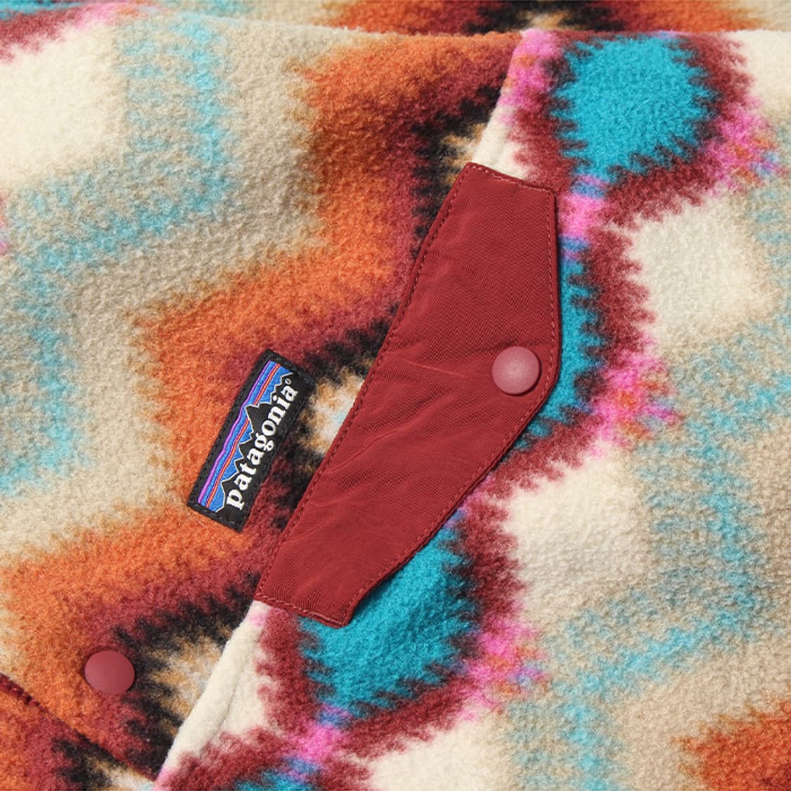  PATAGONIA "Beige Red Pattern Synchilla" 상품이미지4