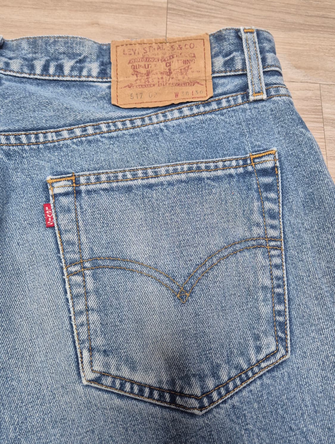 영국산 Levi's 90's 517 중청 인디고 W38 상품이미지7