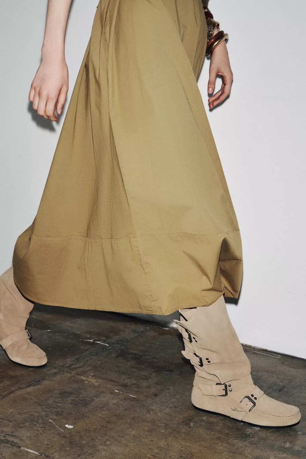 스웨이드 버클 부츠 240 상품이미지3