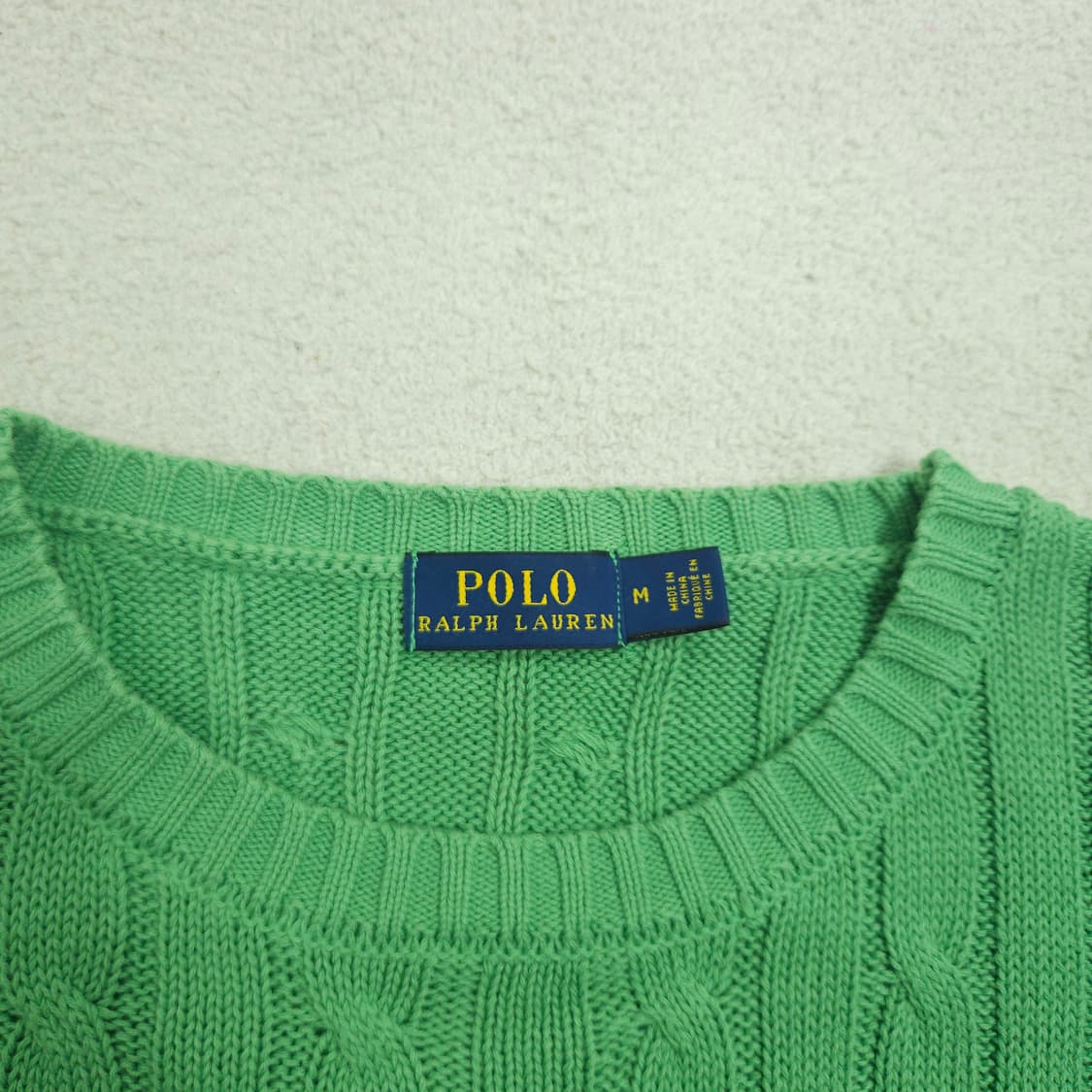 폴로 랄프 로렌 반팔 케이블 니트 M 상품이미지3