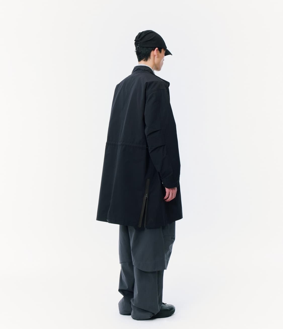 산산기어 지퍼 필드 파카 블랙 2사이즈 상품이미지2