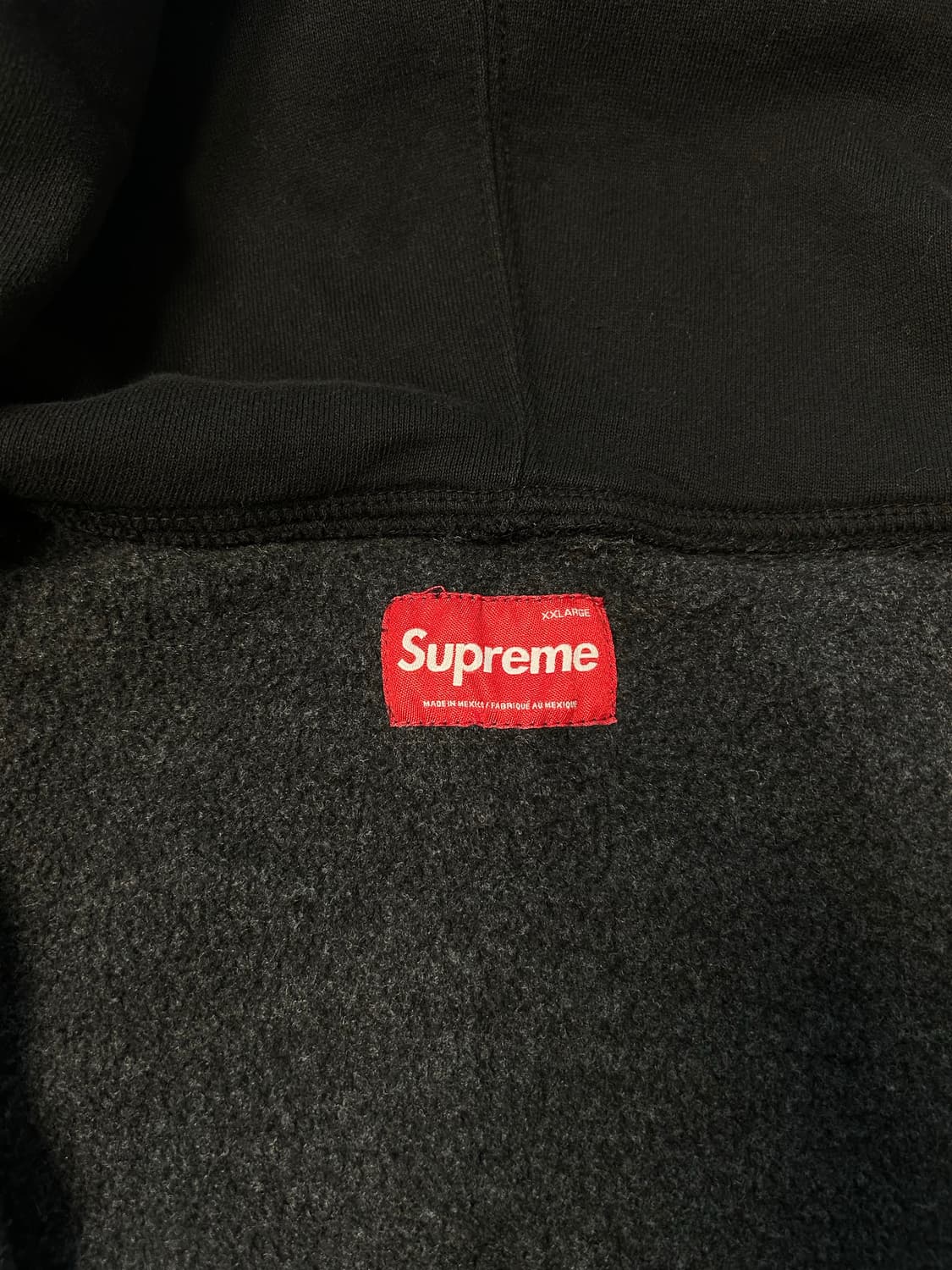 (2XL) 슈프림 오버다이드 스몰 박스로고 후드 집업-25fw 상품이미지6