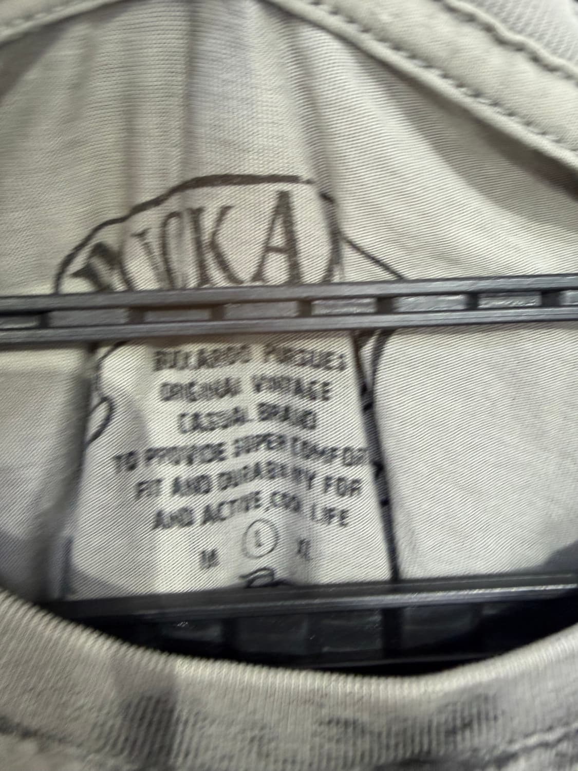 버커루 해골 프린팅 락 펑크 그래픽 반팔 티셔츠 L 상품이미지9