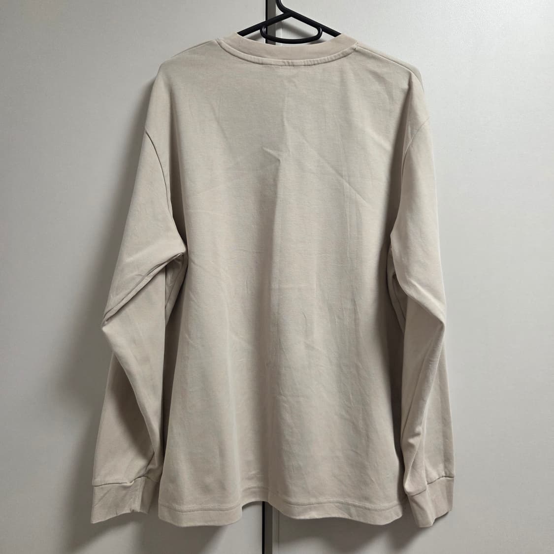 유니클로x르메르 U 에어리즘 긴팔티셔츠 L(100) 상품이미지5