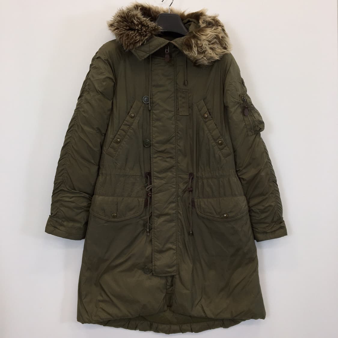 폴로 랄프로렌 그레이덕다운 N3B 야상패딩 S 모자 양가죽  상품이미지1