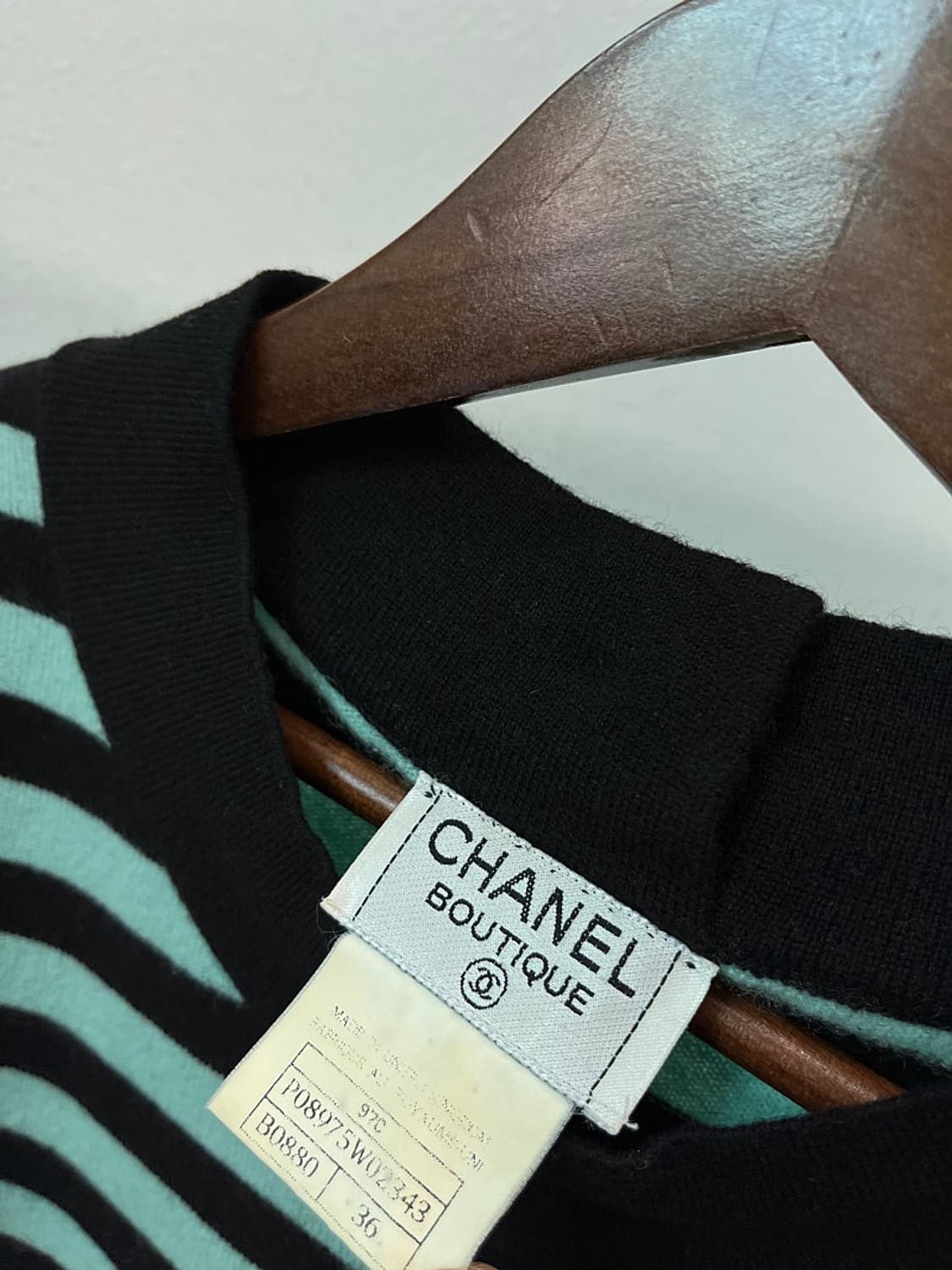 여) 샤넬 캐시미어 가디건/니트  상품이미지8