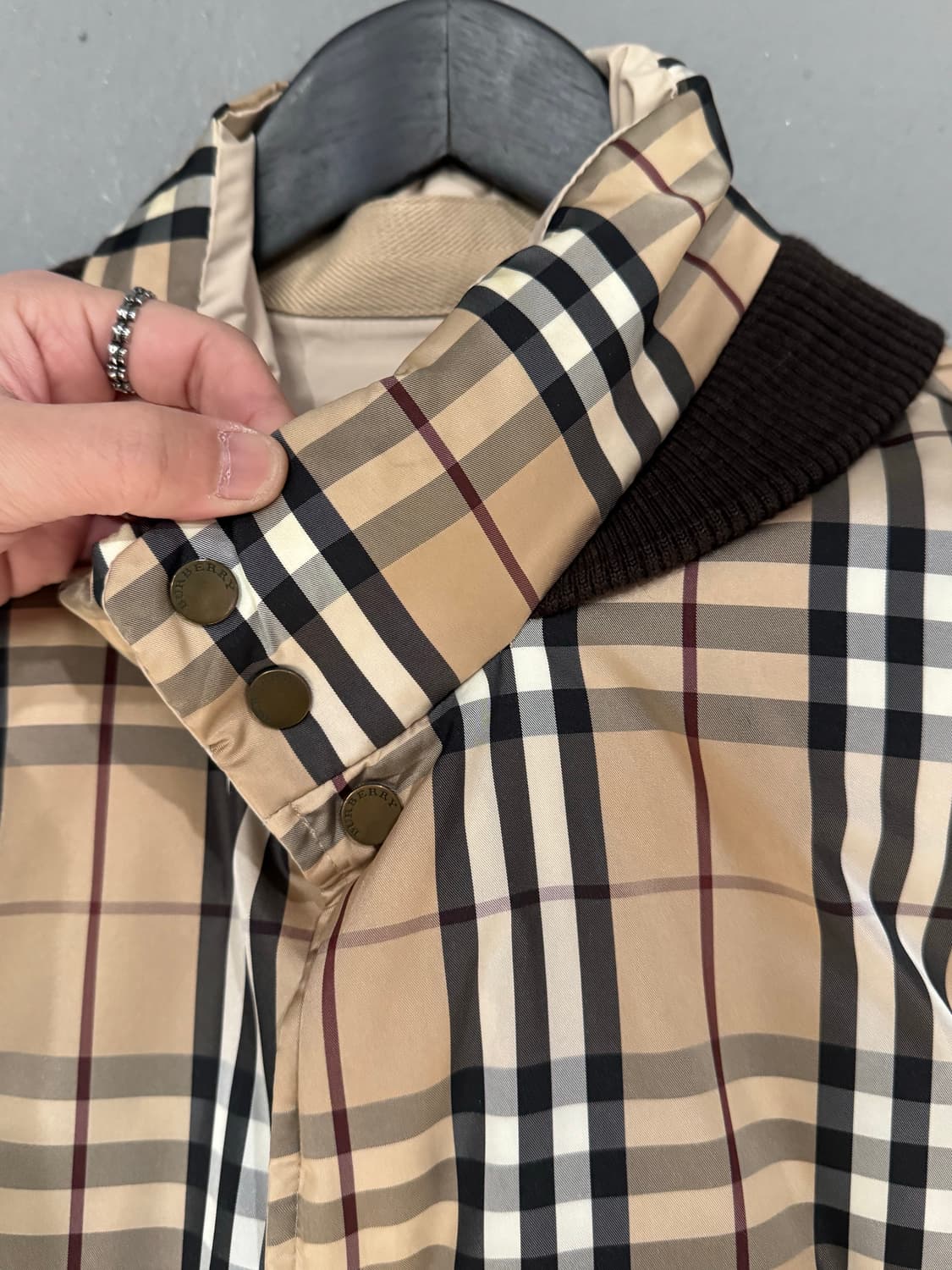 Burberry 버버리 런던 노바체크 리버시블 패딩 베스트 상품이미지9