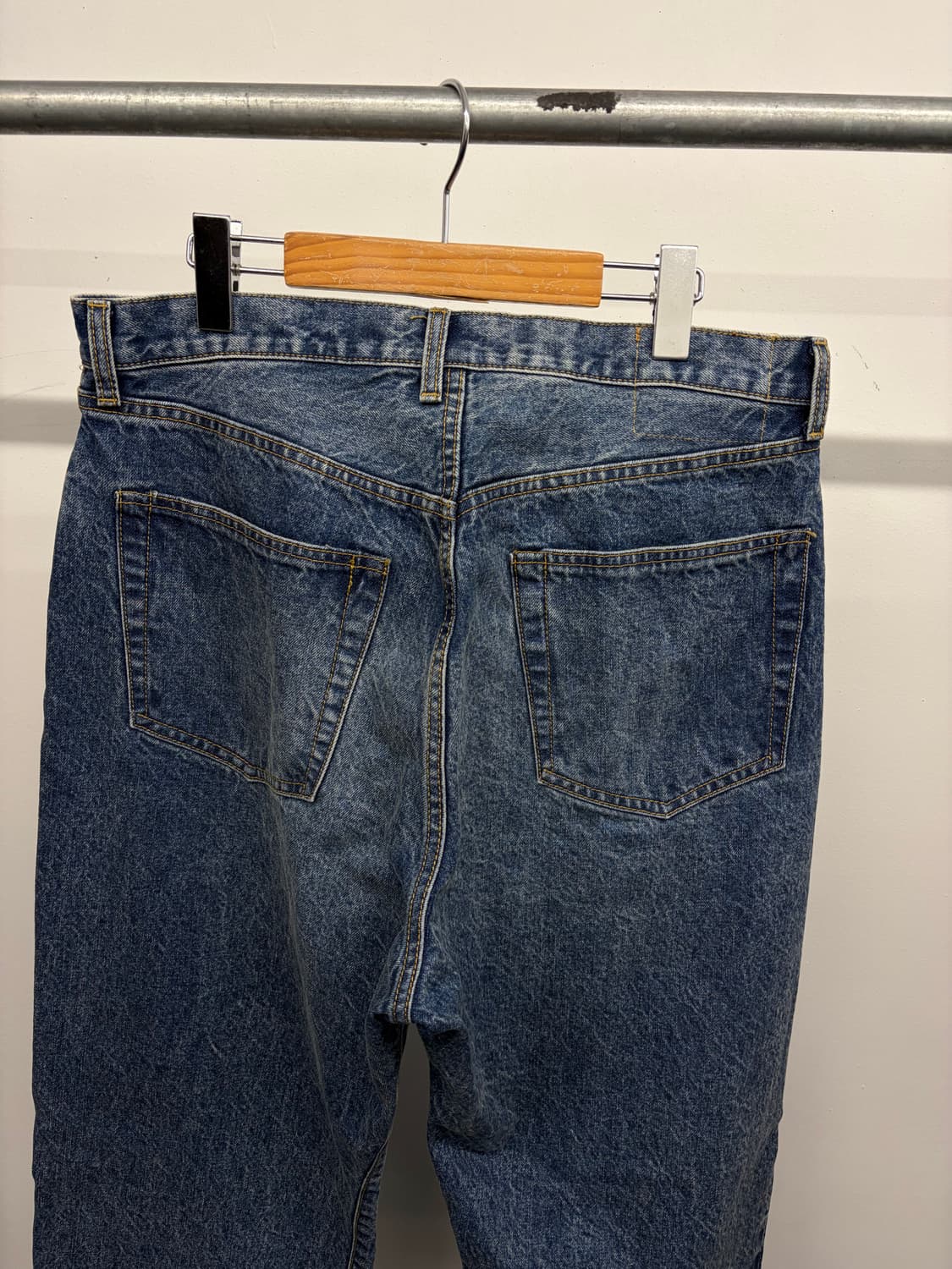 (34) 캡틴선샤인 5P 지퍼 프론트 데님 팬츠 빈티지 워시 상품이미지7