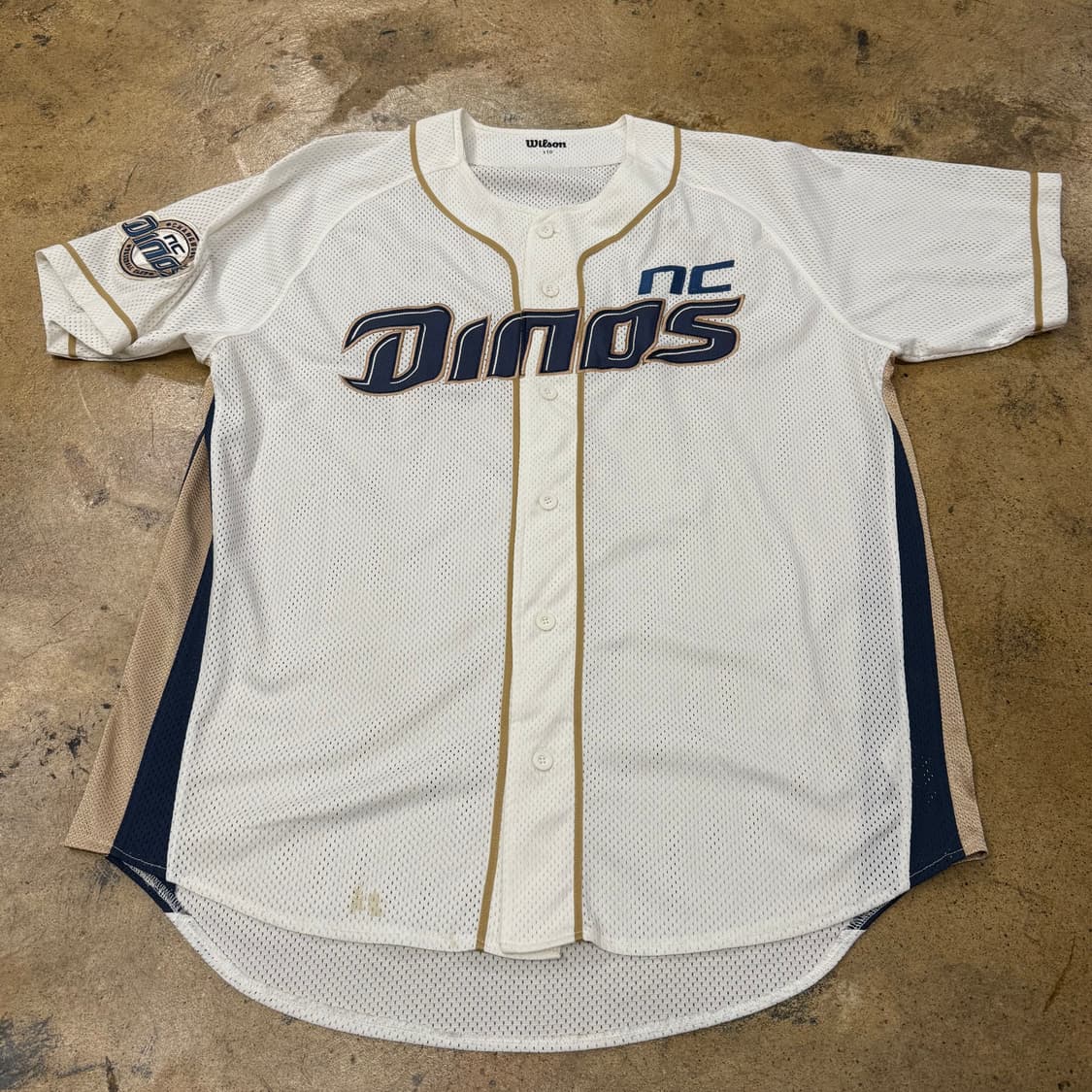 [110] 윌슨 NC 다이노스 야구 유니폼 화이트 b17 상품이미지2