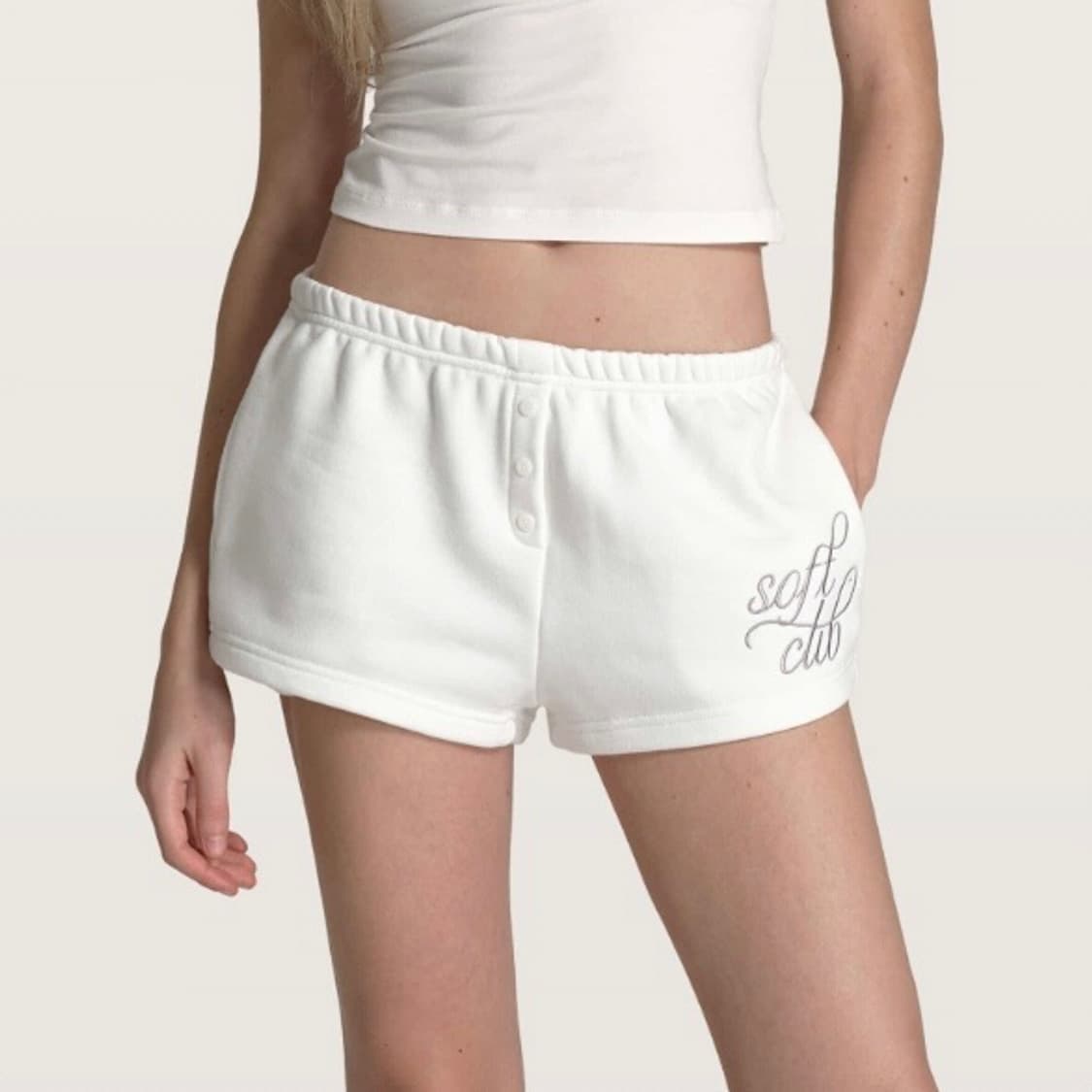 구해요) kleesier Every moment shorts, White 상품이미지1