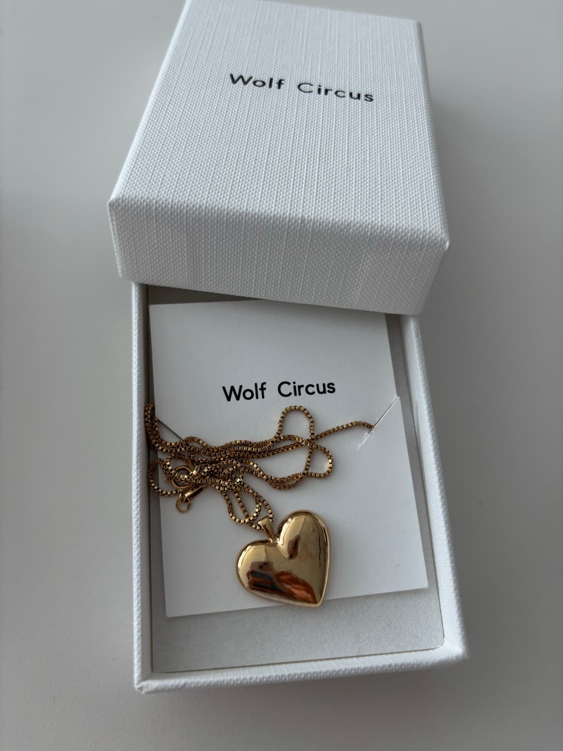울프서커스 amourette necklace 하트목걸이 상품이미지3