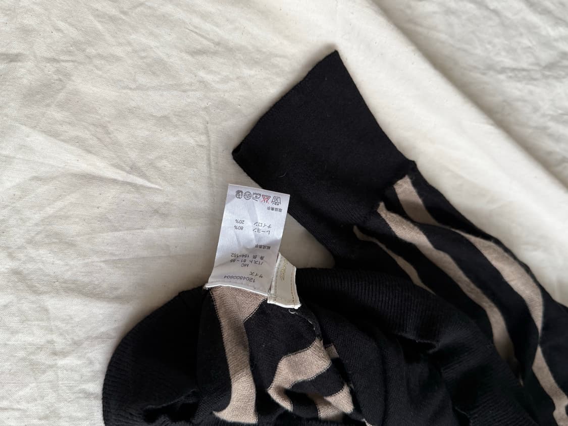 라떼 갸루 러블리 리본 포인트 가오리 탑  상품이미지6