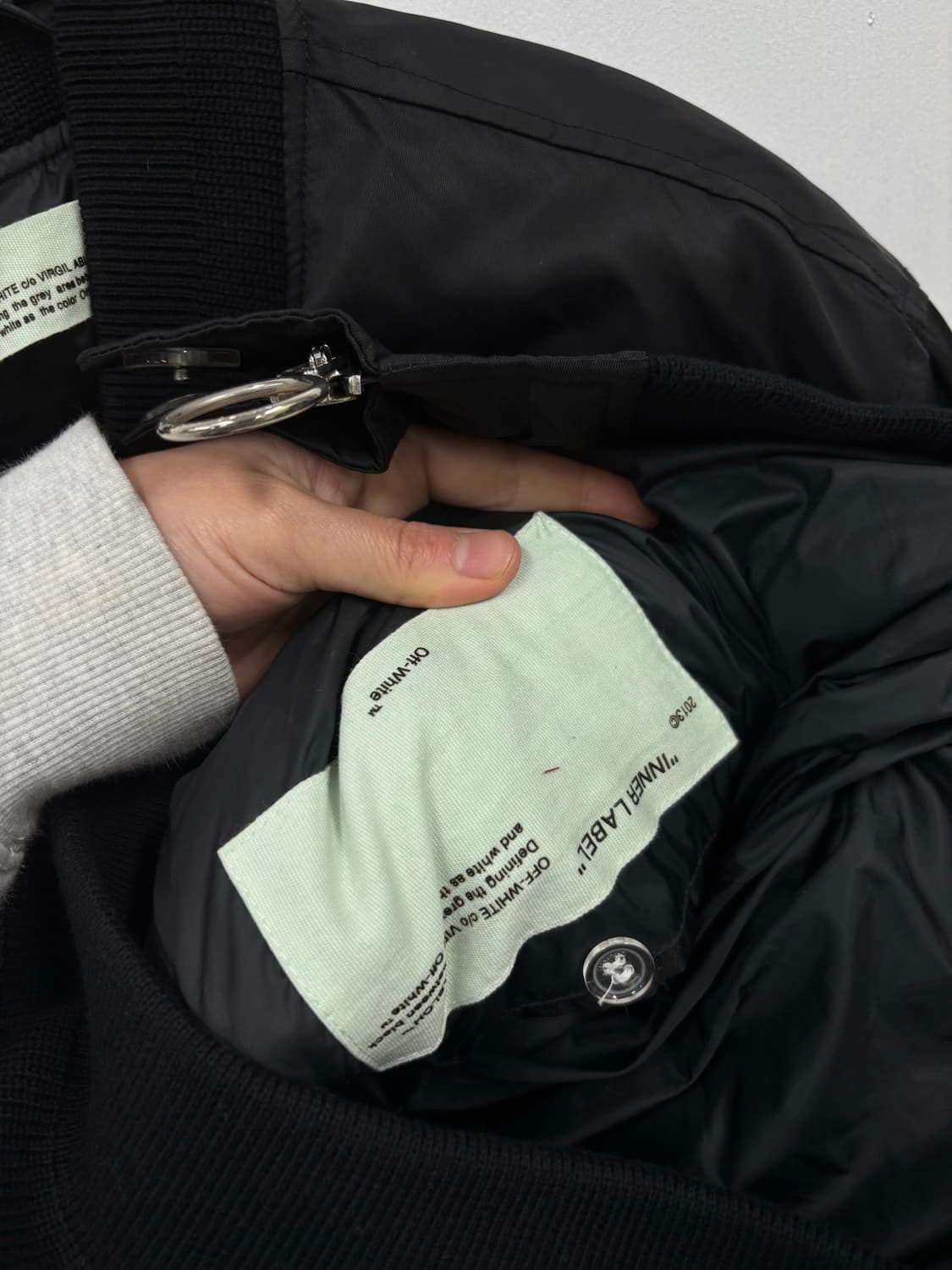 오프화이트 항공 패딩점퍼 상품이미지8