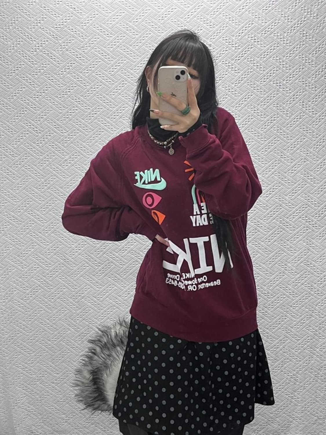 나이키 남성 HBR 올드스쿨 그래픽 로고 맨투맨 XL C09083 상품이미지2