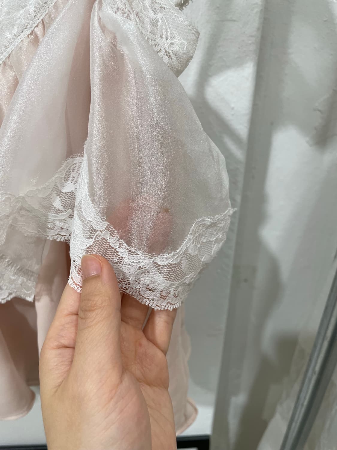 페어리 레이스 뷔스티에+리본 반팔 세트 상품이미지10