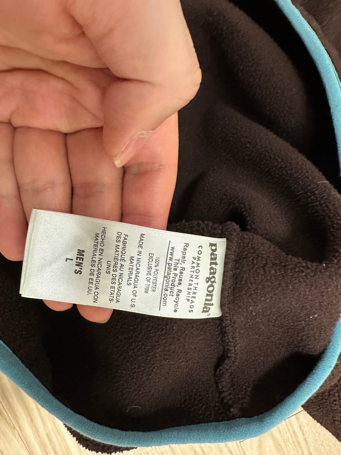 파타고니아 신칠라 브라운 L 상품이미지4