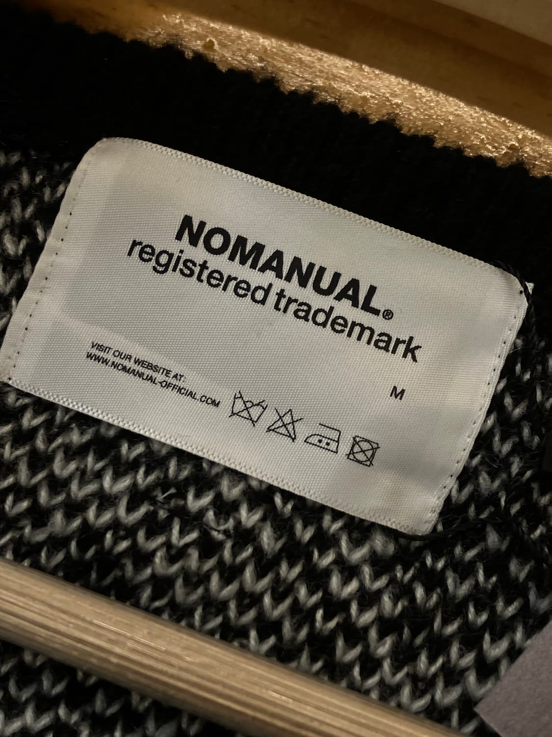 노매뉴얼 니트 가디건 M 블랙  #csz2527 상품이미지4