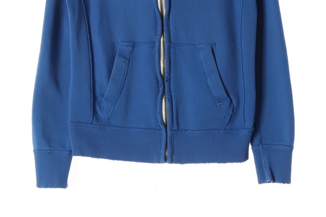 아베크롬비 앤 피치 빈티지 블루 아치 로고 후드집업 M 상품이미지5