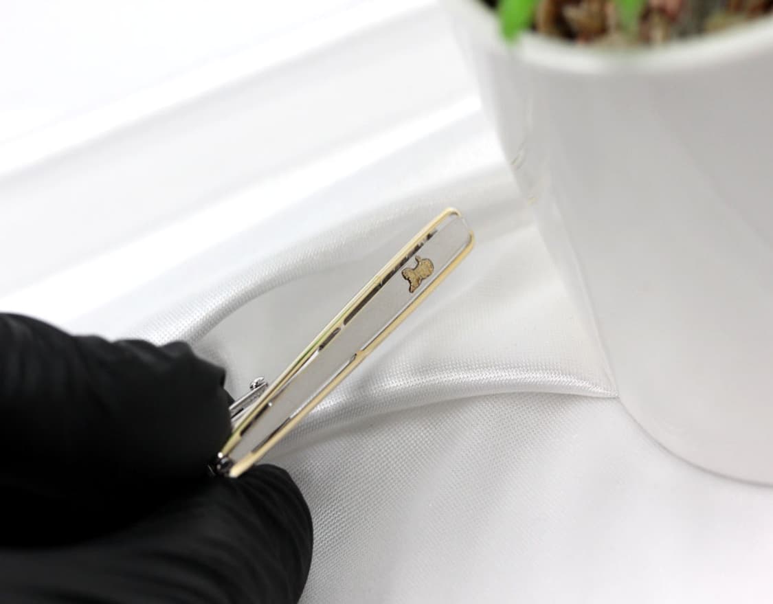 셀린느 A-등급 5cm 명품 넥타이핀 빈티지 상품이미지4