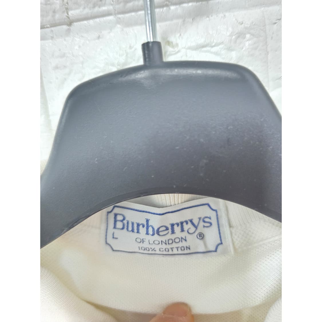 택포) 버버리 런던 긴팔 폴로 티셔츠 L 상품이미지2